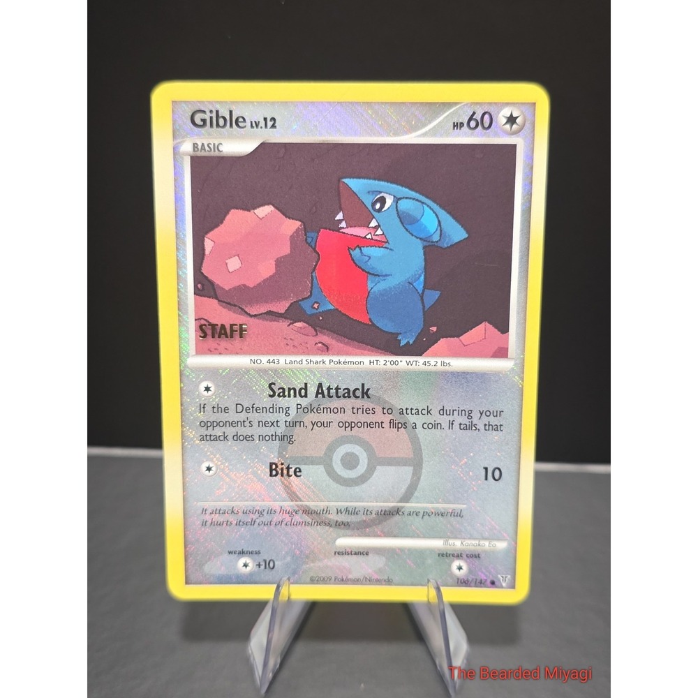 Gible tcg League & Championship Cards #106/147